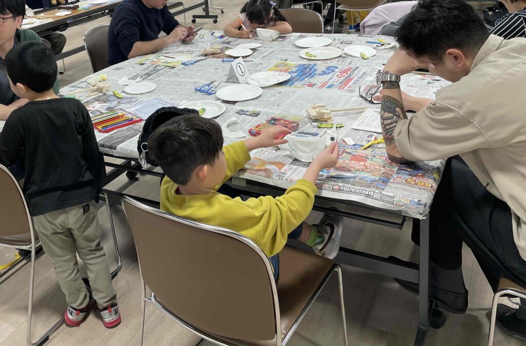 制作中の様子