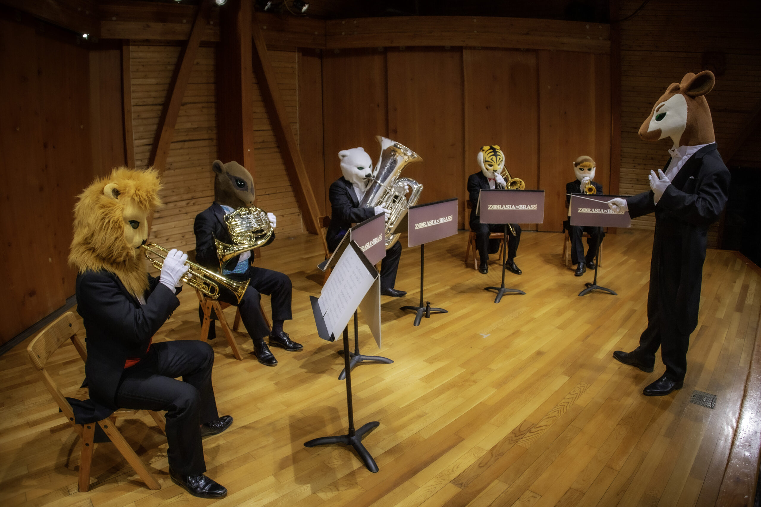 ０歳からの親子で楽しむコンサート「音楽の絵本～ダブルクインテット～」のイメージ